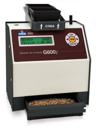 medidores de umidade de grãos portáteis g600i café|medidor de umidade de grãos geole 600.